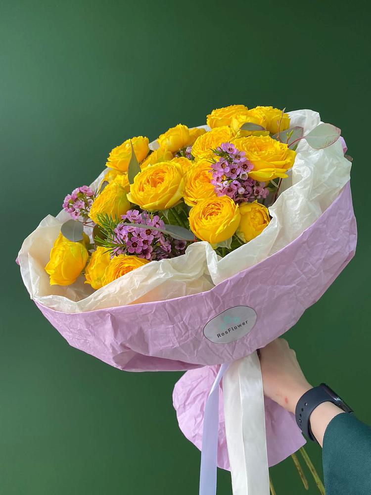 Кустовые желтые розы в Сенном Букет Кустовые желтые розы в Сенном