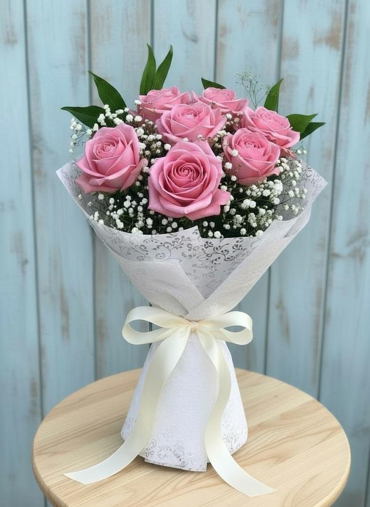 Букет цветов из: Розы в Сенном