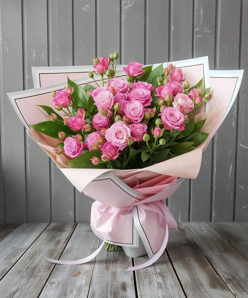 Букет Розовый кустик в Сенном