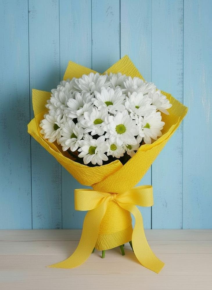 Букет цветов из: Хризантемы в Сенном