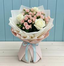 Букет цветов из:  Розы в Сенном