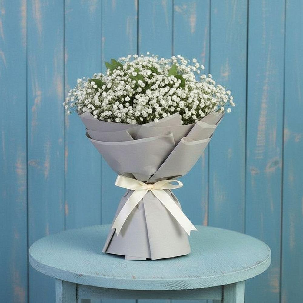 Букет цветов из: Гипсофила в Сенном