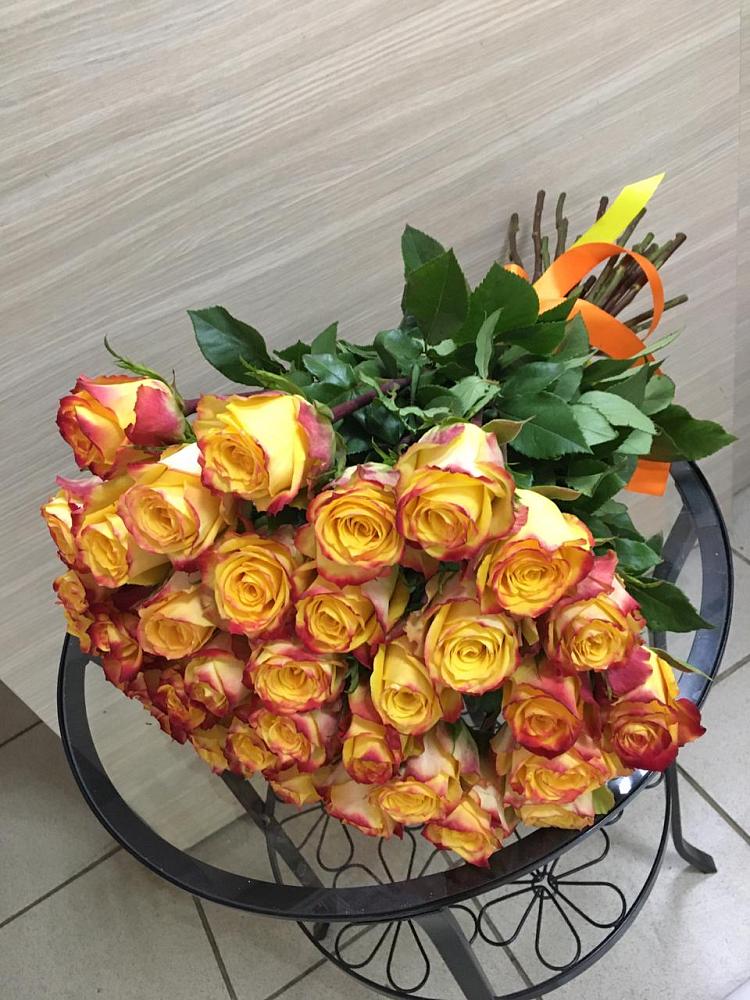 Букет Желтые розы в Сенном