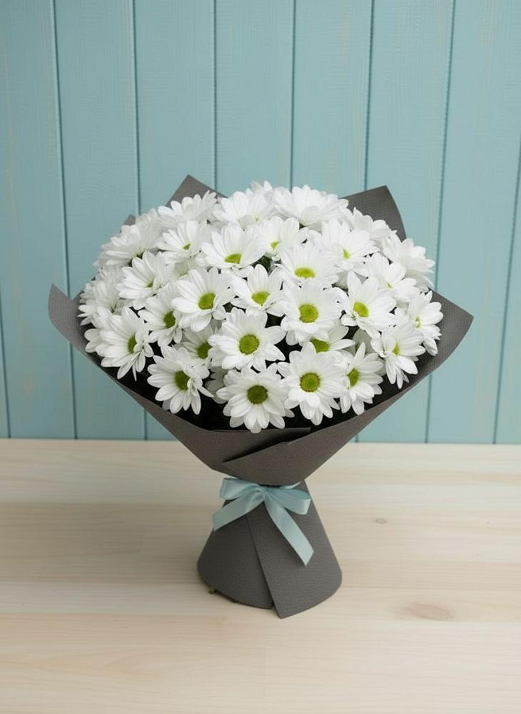 Букет цветов из: Хризантемы в Сенном