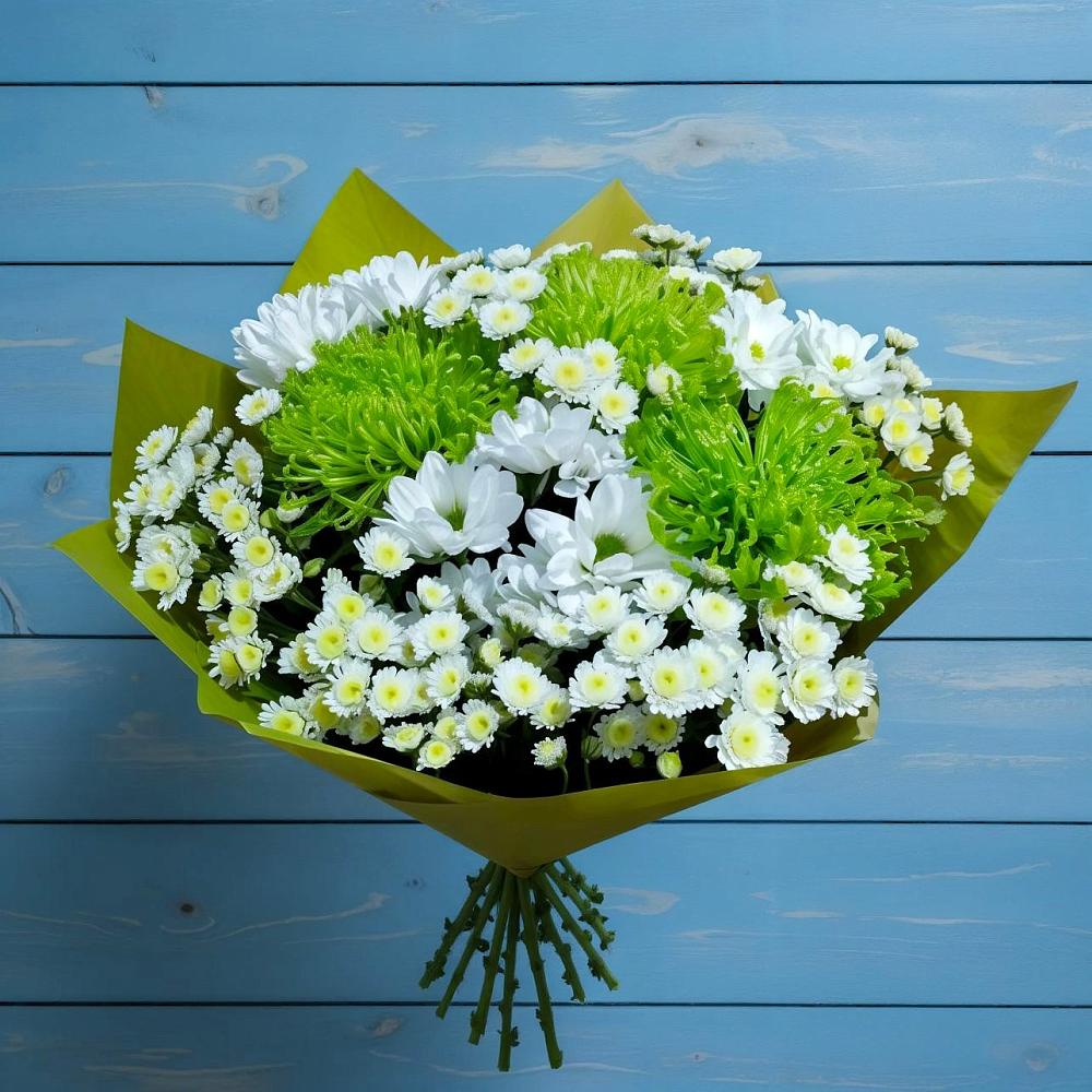 Букет цветов из: Хризантемы в Сенном