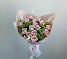 Букет цветов из:  Розы и Хризантемы в Сенном