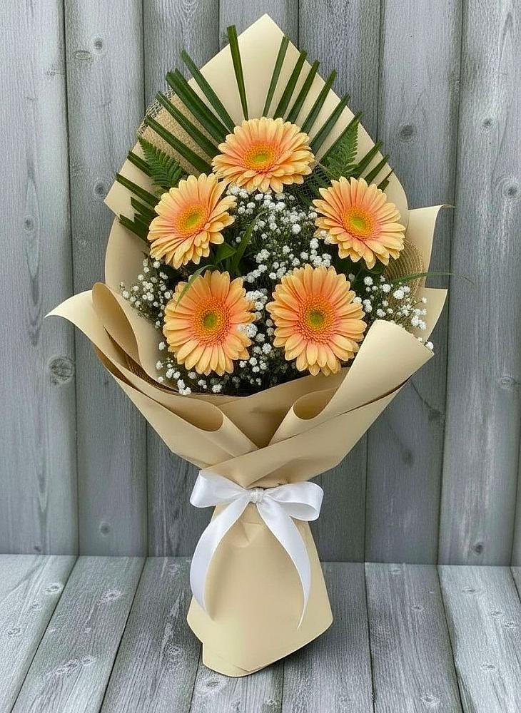 Букет цветов из: Герберы в Сенном
