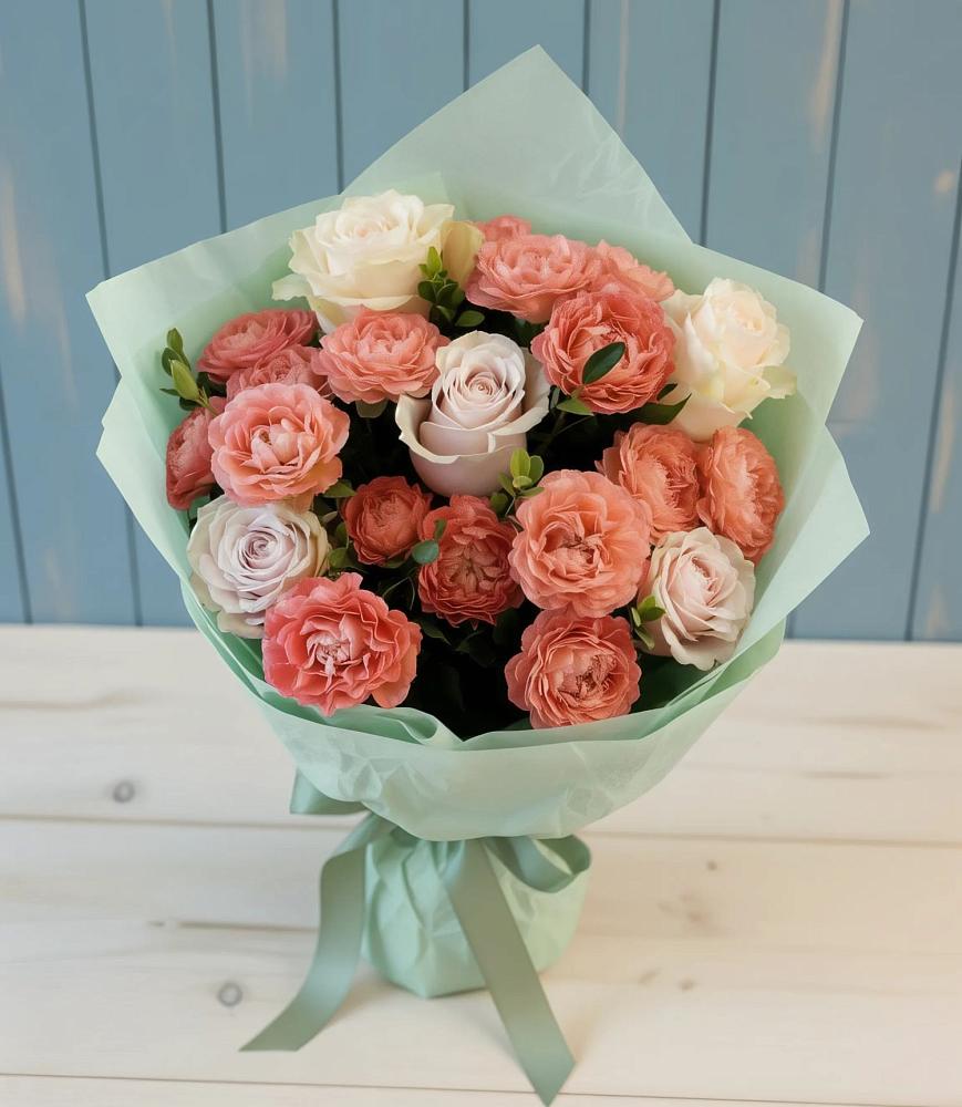 Букет цветов из: Розы в Сенном