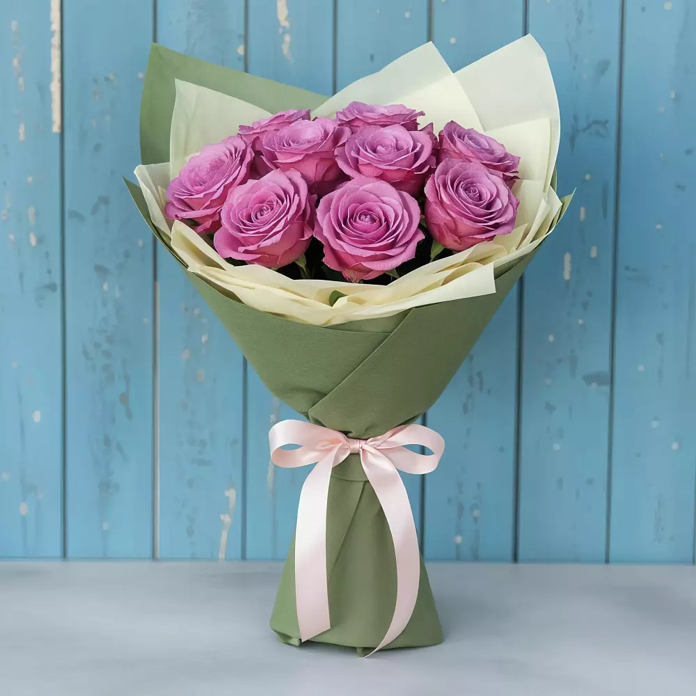 Букет Розы Фёрст Леди в Сенном