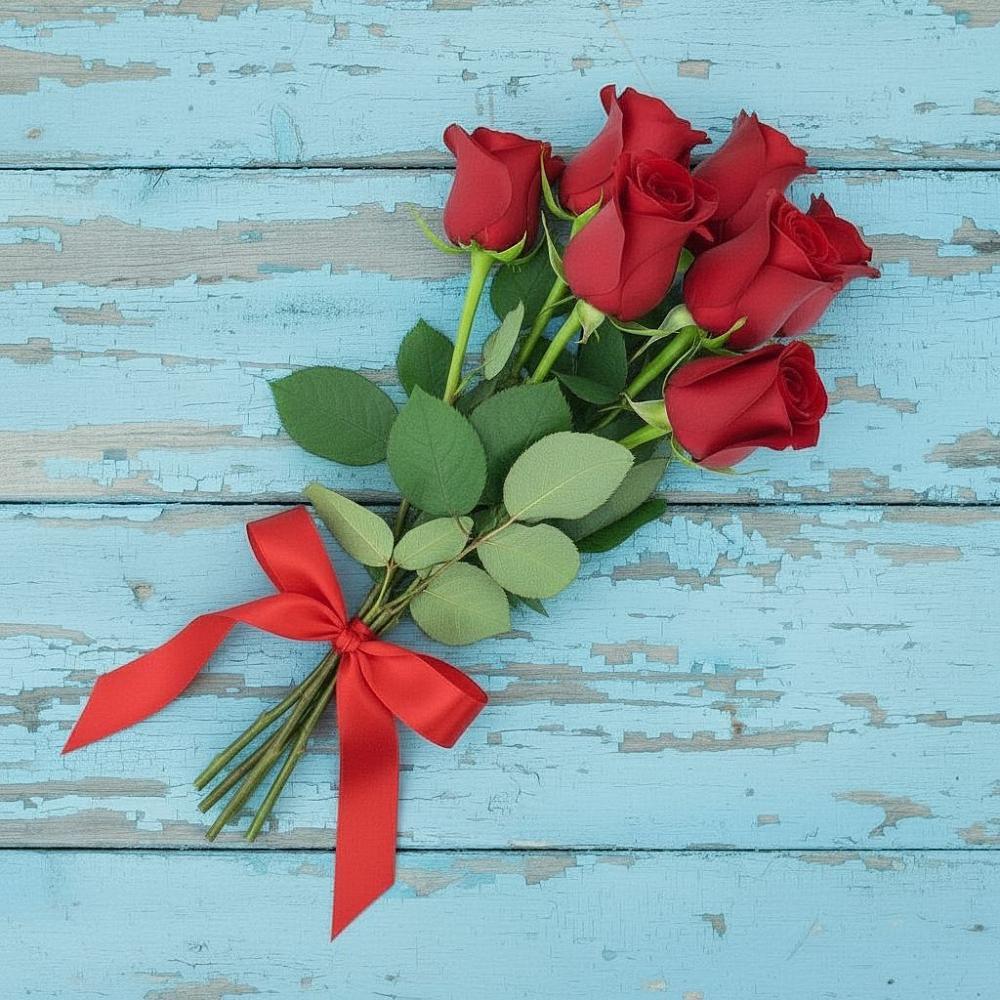 Букет Красные розы в Сенном